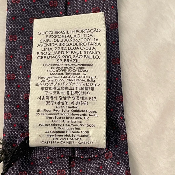 Gucci GG Logo Silk Tie - Picture 4 of 4